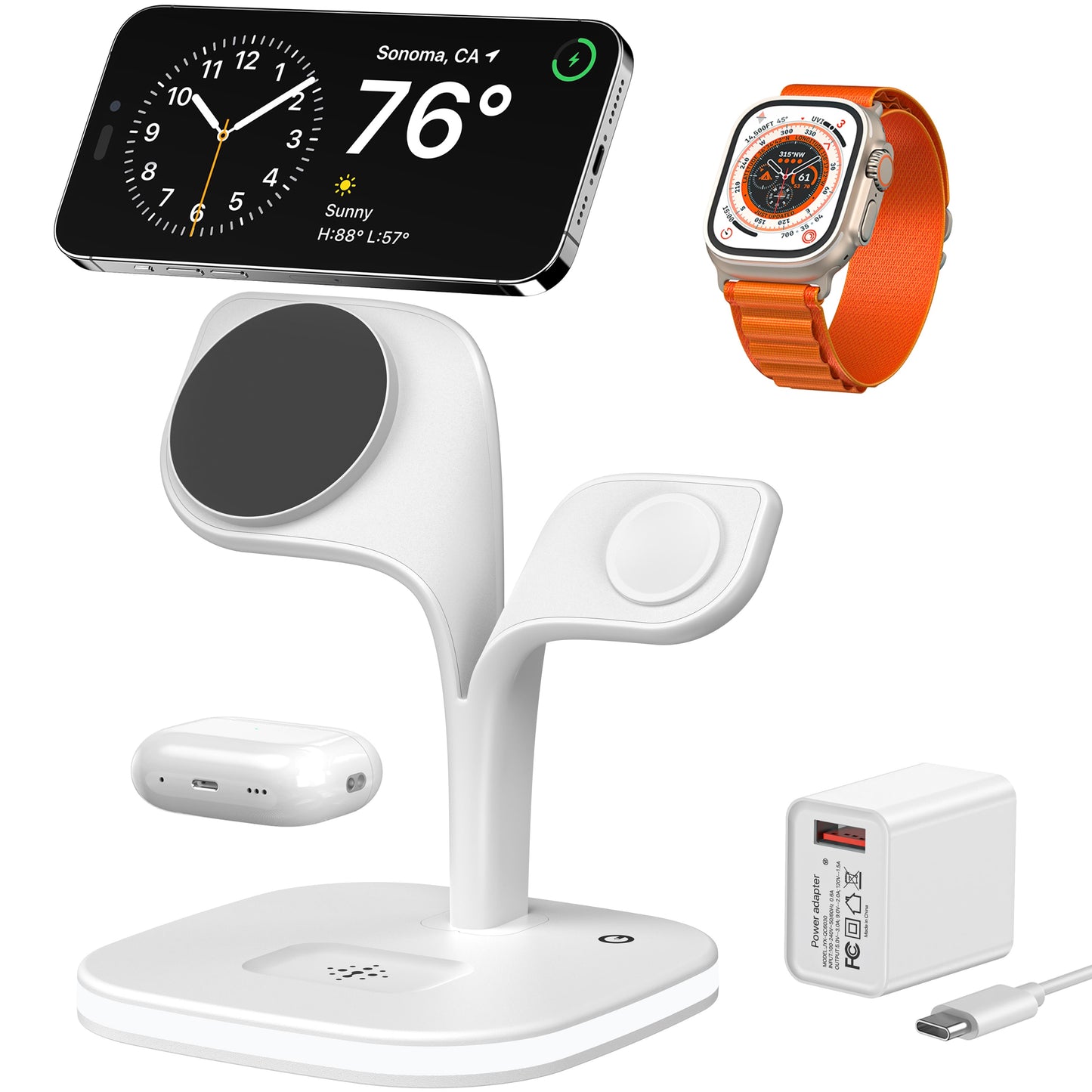 PowerDock 5™ – Magnetic Multi-Device Charger