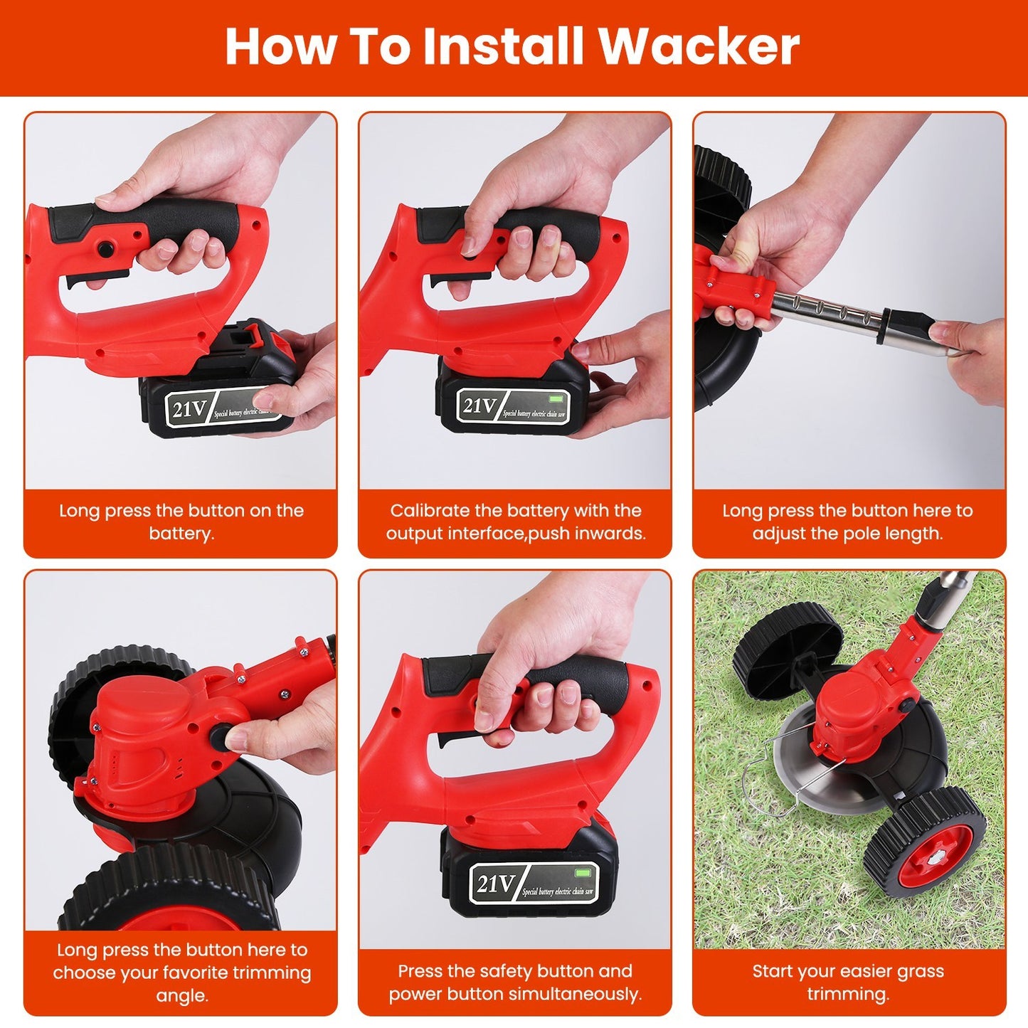 TrimMaster™ – 3-in-1 Cordless Grass Wacker