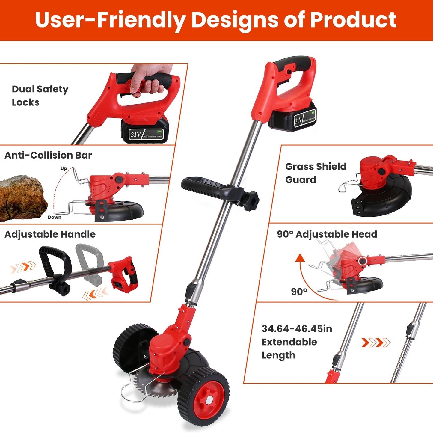 TrimMaster™ – 3-in-1 Cordless Grass Wacker