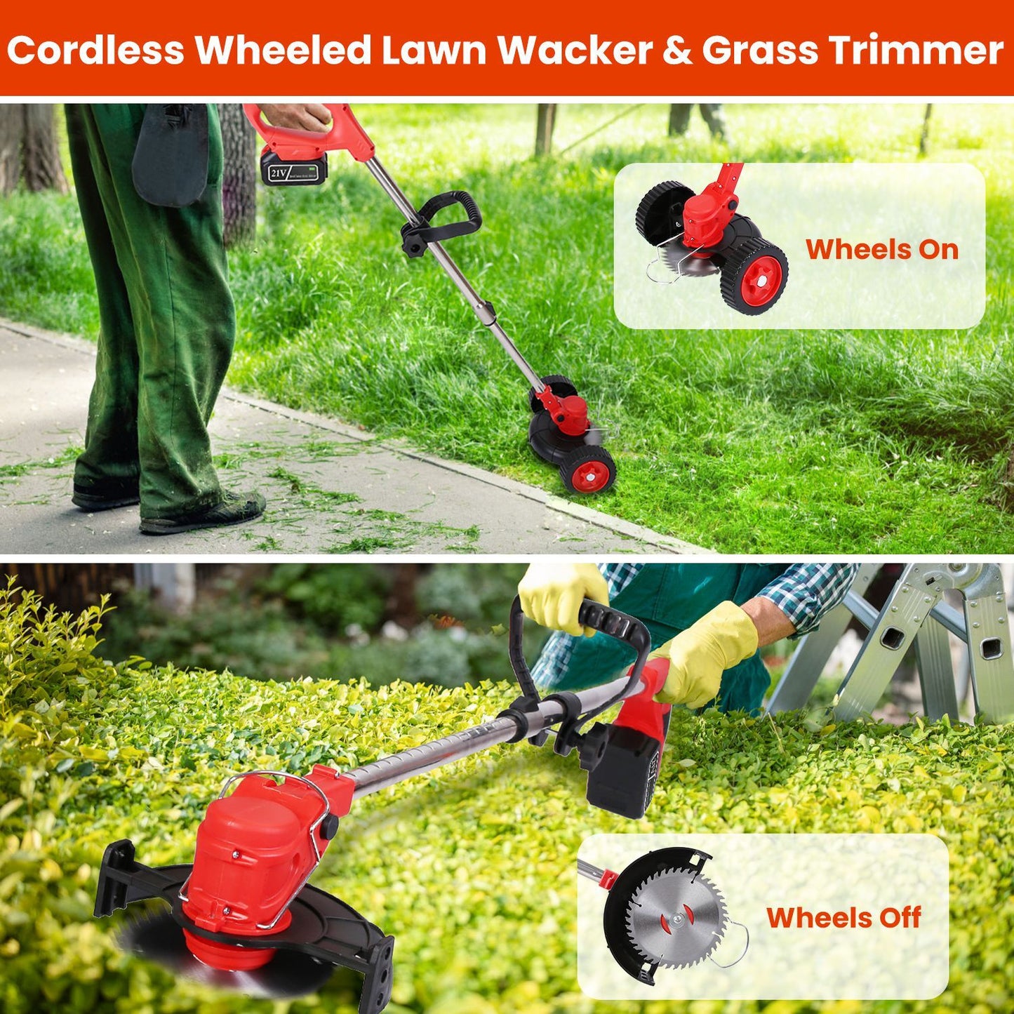 TrimMaster™ – 3-in-1 Cordless Grass Wacker