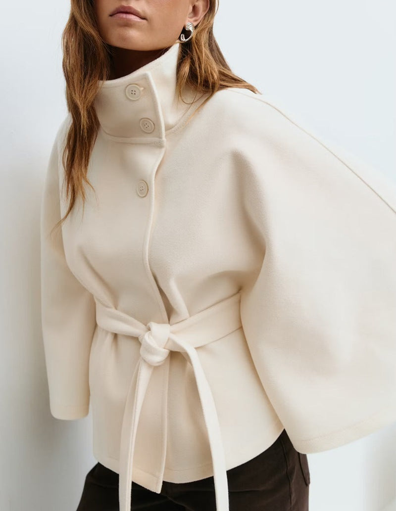 CozyElegance™ – High Neck Winter Overcoat